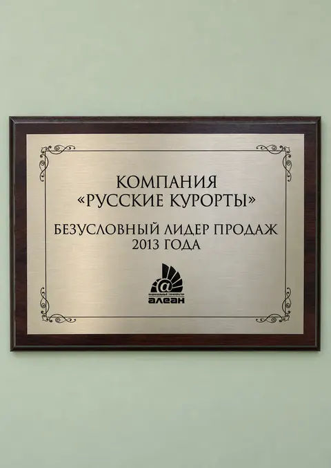 Национальный туроператор «Алеан»: Безусловный лидер продаж 2013 года, 2013