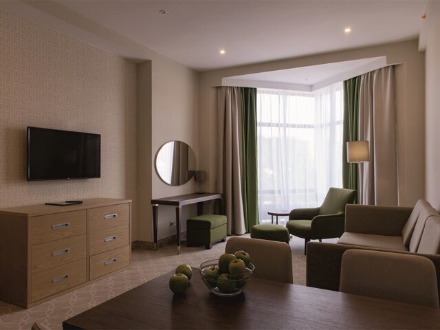 Апартаменты 4-местный 3-комнатный — отель Green Resort Hotel & Spa, Кисловодск