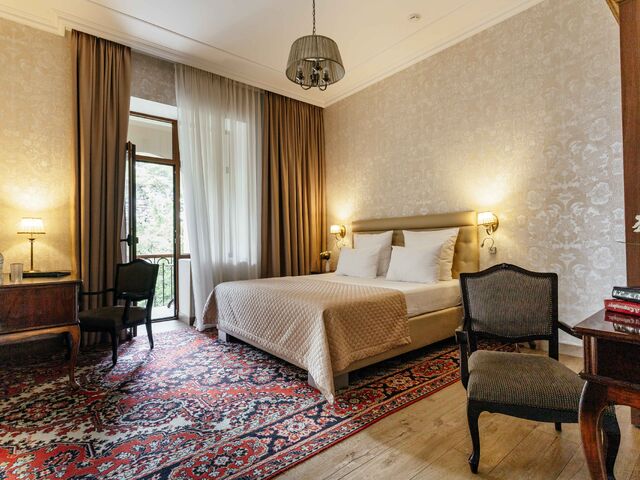 Апартаменты 2-местный 3-комнатный (с террасой, корпус 1) — номер в отеле Amra Park-Hotel & Spa, Абхазия