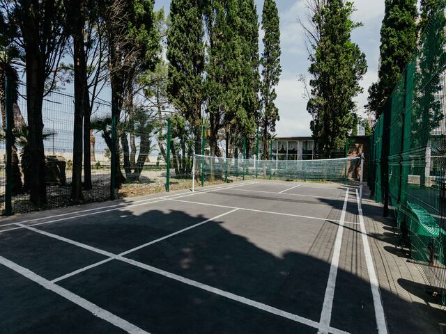Спортивные площадки — досуг в пансионате Энергетик в Абхазии